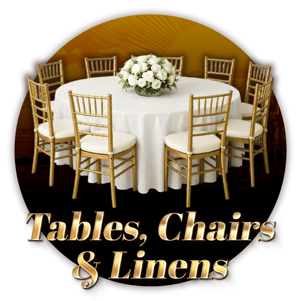 tables chairs rentals PE Home